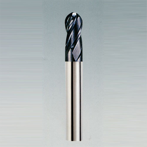 Carbide ball head milling cutter has three or four edges