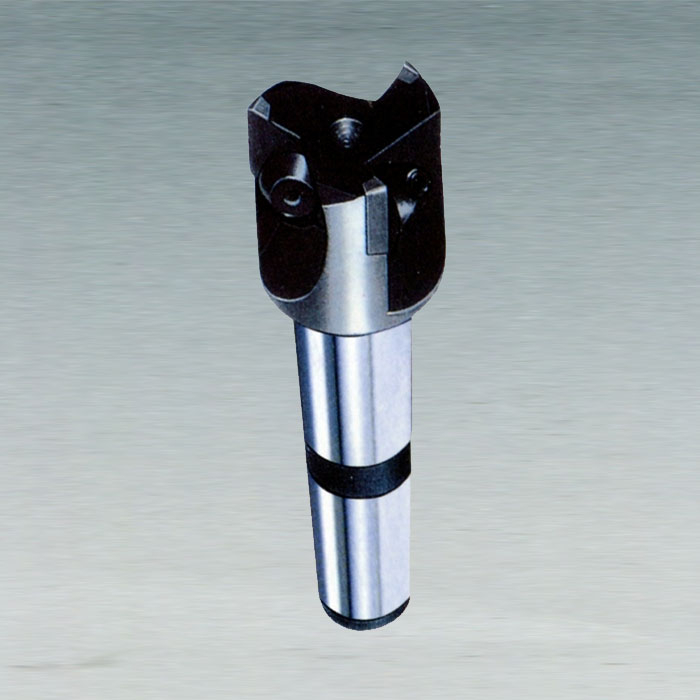 Cemented carbide indexable end mill