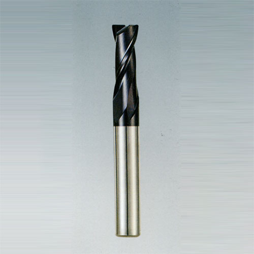 Carbide end mill with two edges