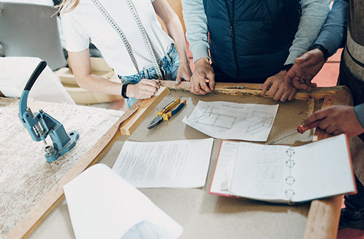 Professional engineering team