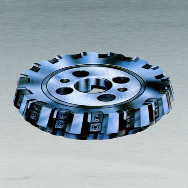 Carbide indexable face milling cutter Kr75 degrees